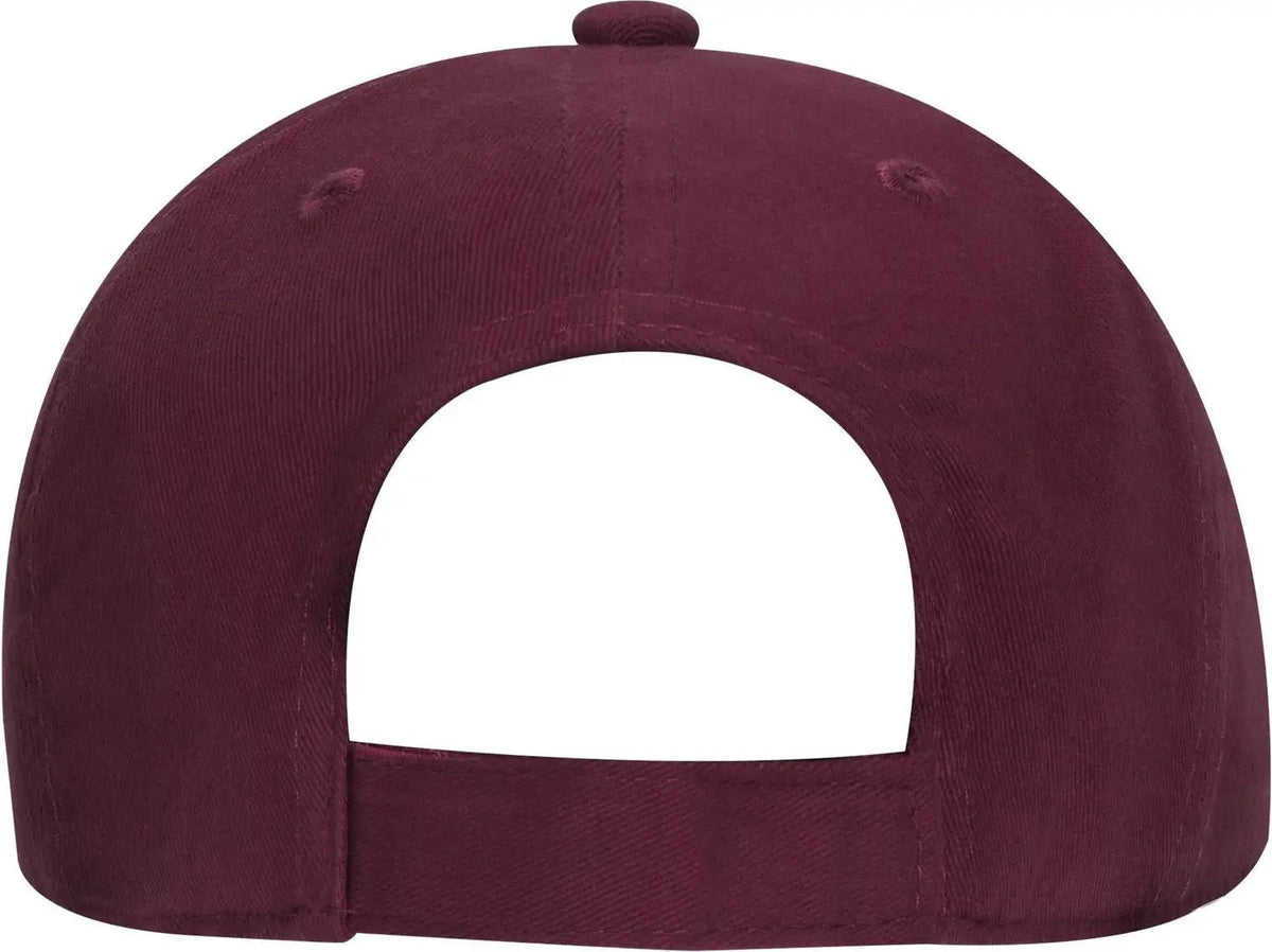 Otto 19-503 6 Panel Low Profile Baseball Cap - Maroon
