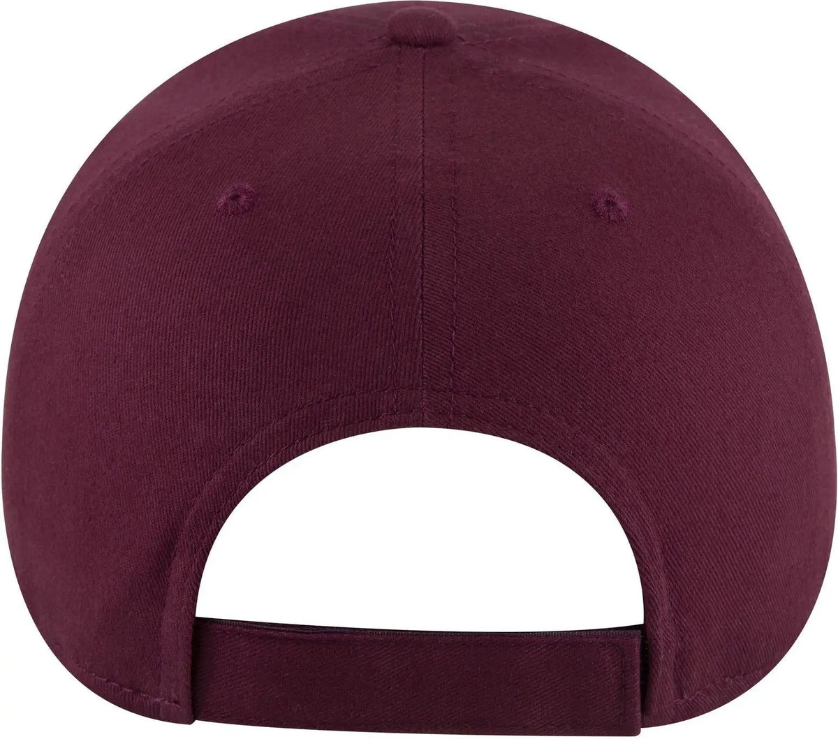 Otto 19-503 6 Panel Low Profile Baseball Cap - Maroon