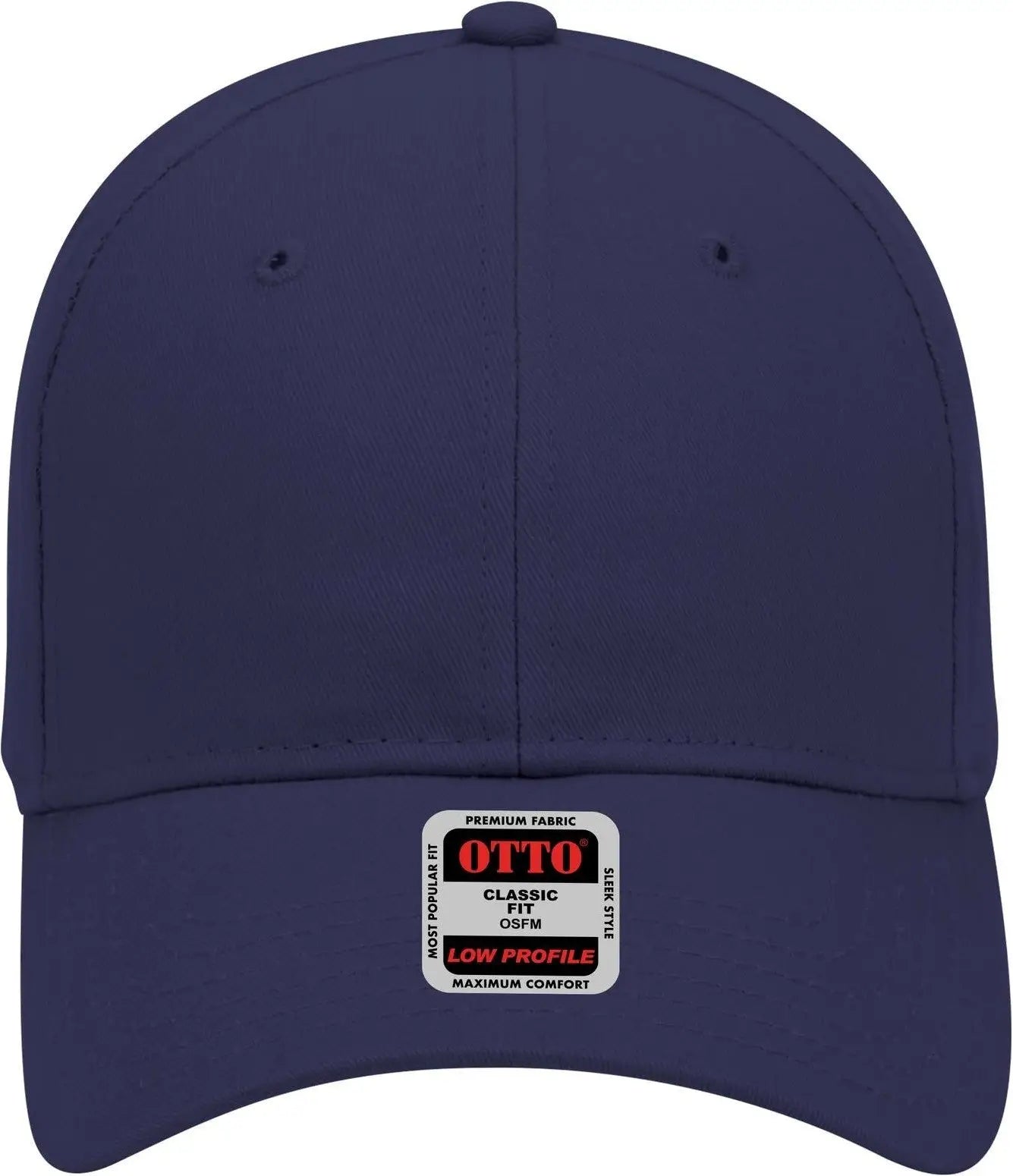 Otto 19-503 6 Panel Low Profile Baseball Cap - Navy