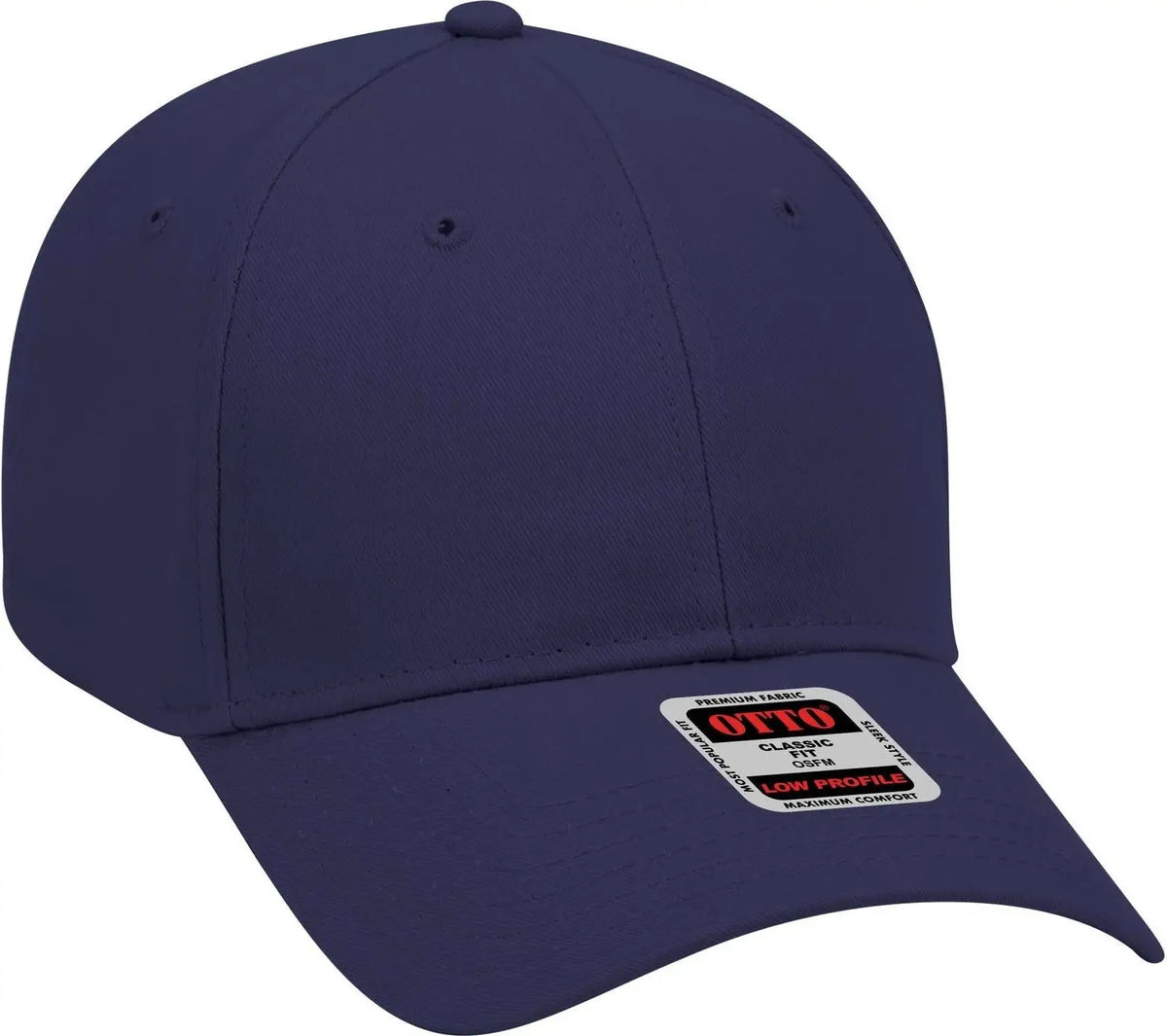Otto 19-503 6 Panel Low Profile Baseball Cap - Navy