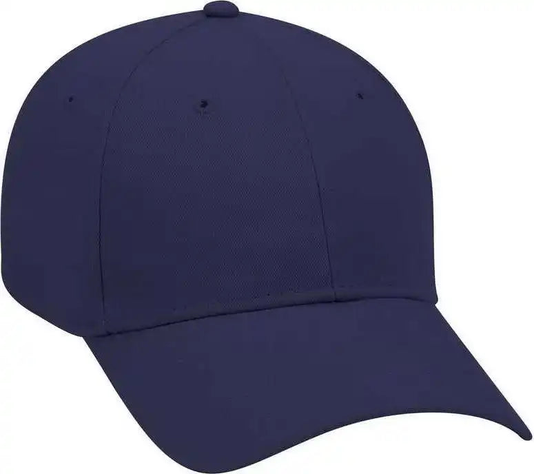 Otto 19-503 Brushed Cotton Twill Low Profile Pro Style Cap with Full Buckram - Navy - one Size Fits Most