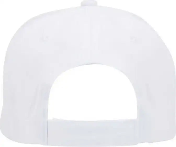 Otto 19-503 Brushed Cotton Twill Low Profile Pro Style Cap with Full Buckram - White - one Size Fits Most