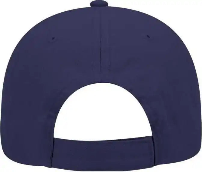 Otto 19-503 Brushed Cotton Twill Low Profile Pro Style Cap with Full Buckram - Navy - one Size Fits Most