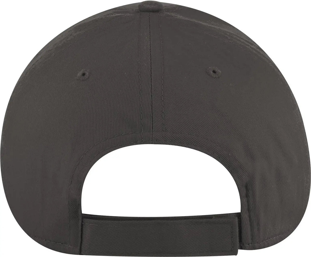 Otto 19-536 6 Panel Low Profile Baseball Cap - Char. Gray - 1/2’’ - 7 5/8’’