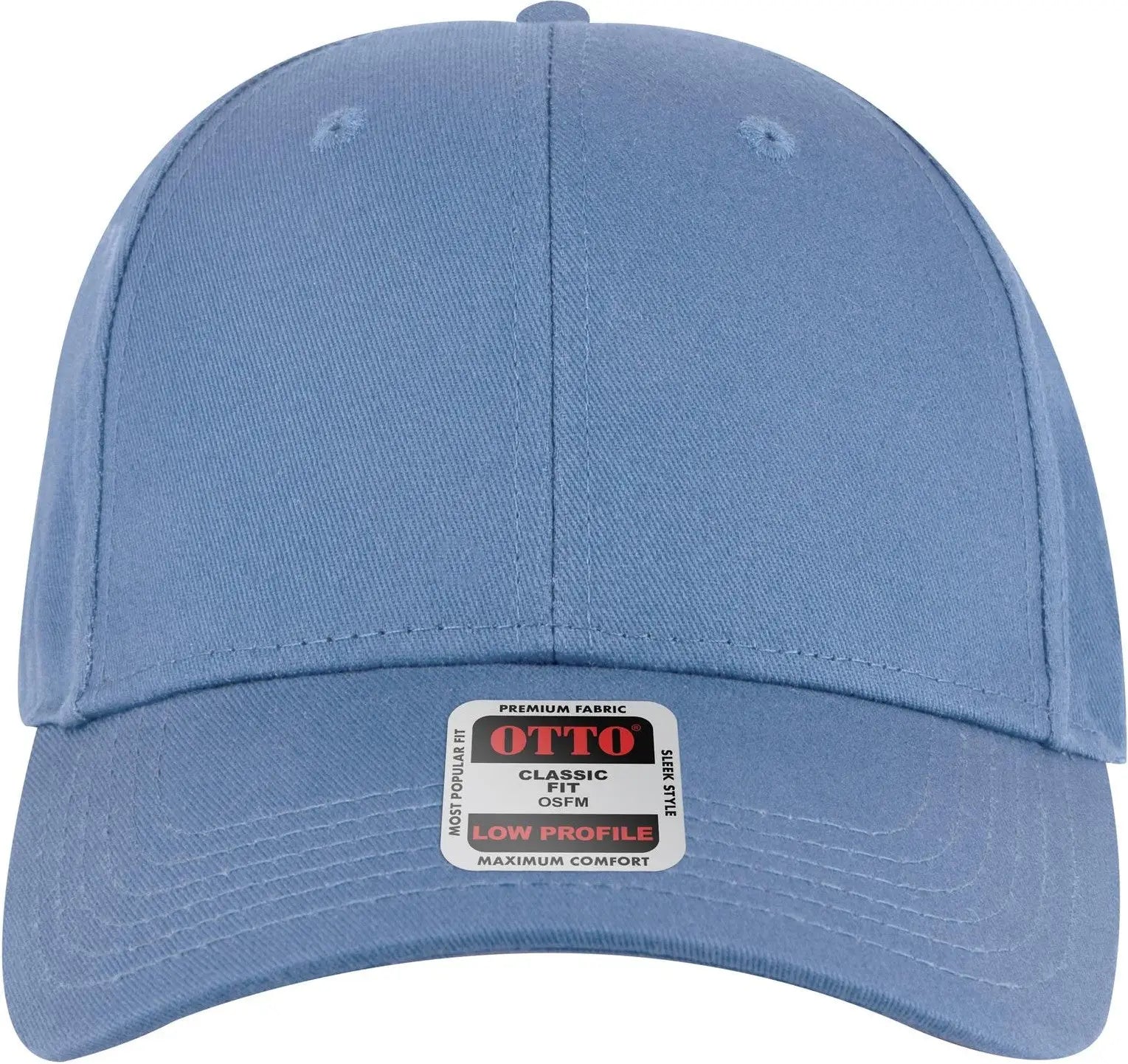 Otto 19-536 6 Panel Low Profile Baseball Cap - Col. Blue