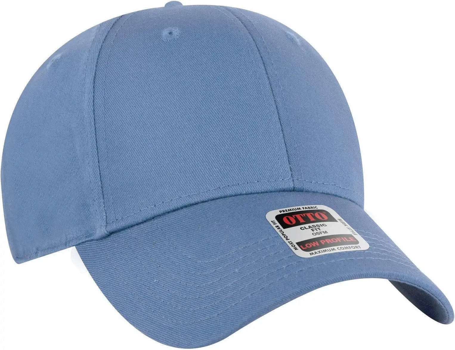 Otto 19-536 6 Panel Low Profile Baseball Cap - Col. Blue