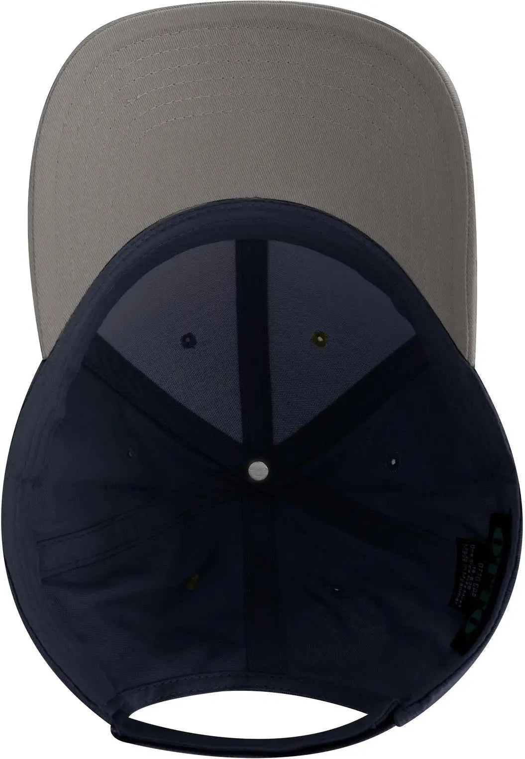 Otto 19-536 6 Panel Low Profile Baseball Cap - Gry/nvy/nvy