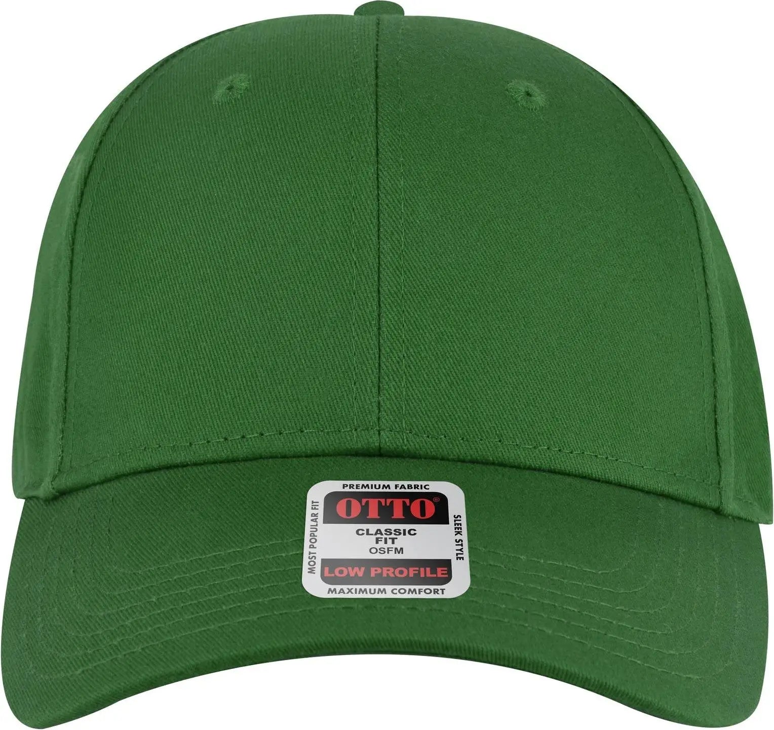 Otto 19-536 6 Panel Low Profile Baseball Cap - Kelly - 1/2’’ - 7 5/8’’