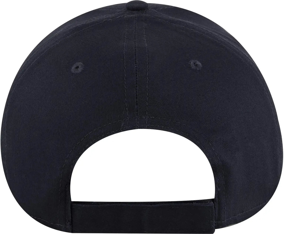 Otto 19-536 6 Panel Low Profile Baseball Cap - Navy - 1/2’’ - 7 5/8’’