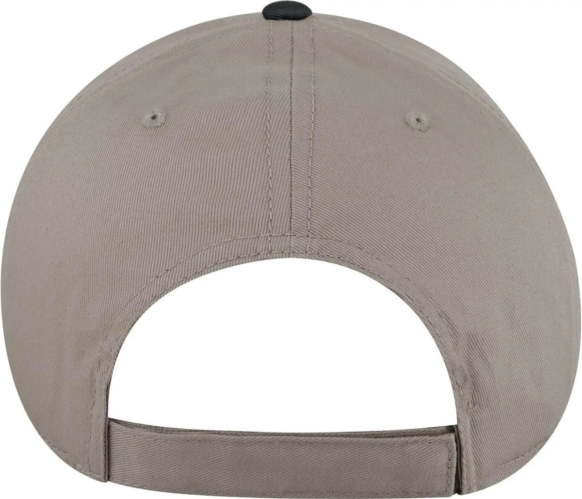 Otto 19-536 6 Panel Low Profile Baseball Cap - Nvy/gry/gry