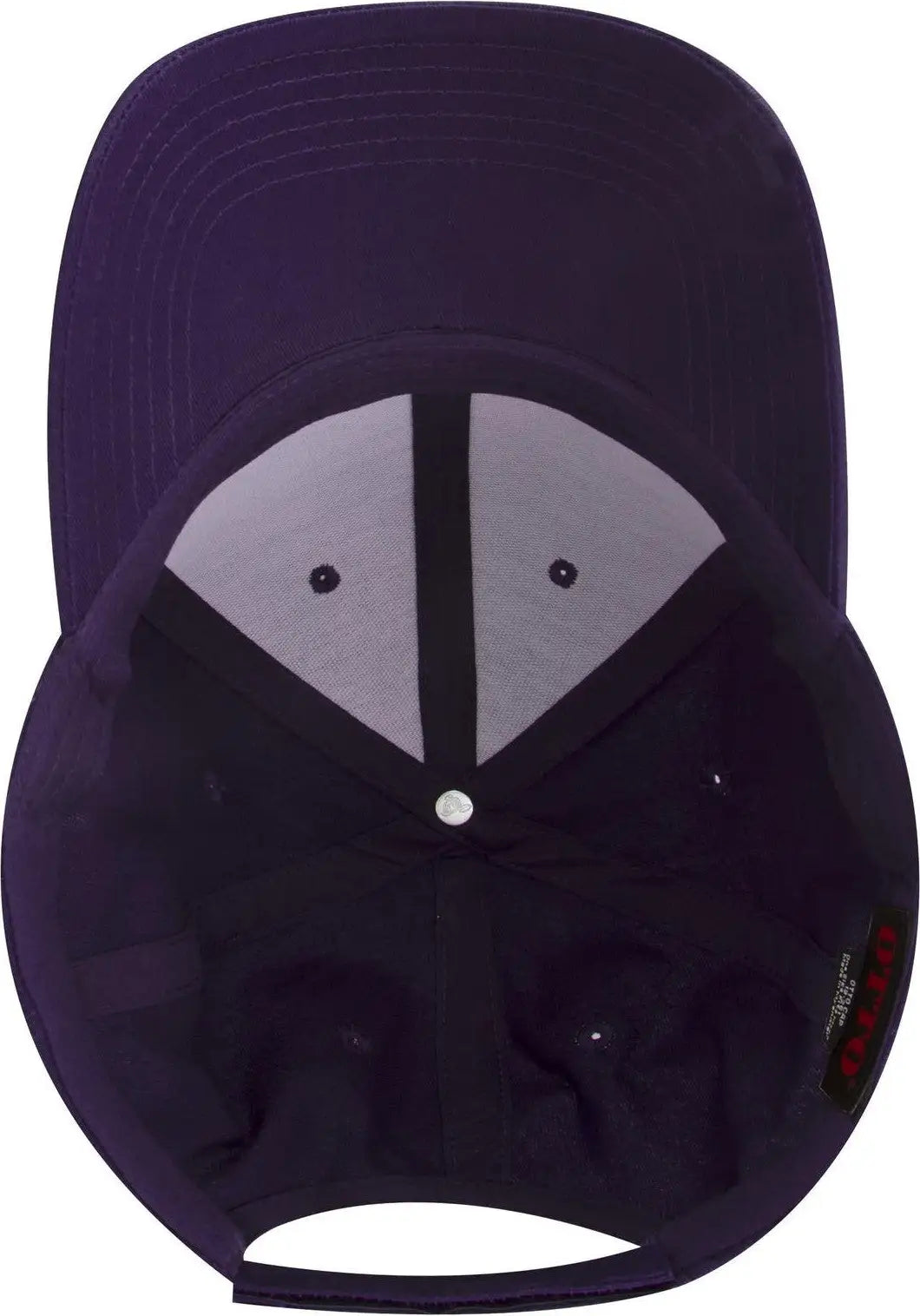 Otto 19-536 6 Panel Low Profile Baseball Cap - Purple - 1/2’’ - 7 5/8’’