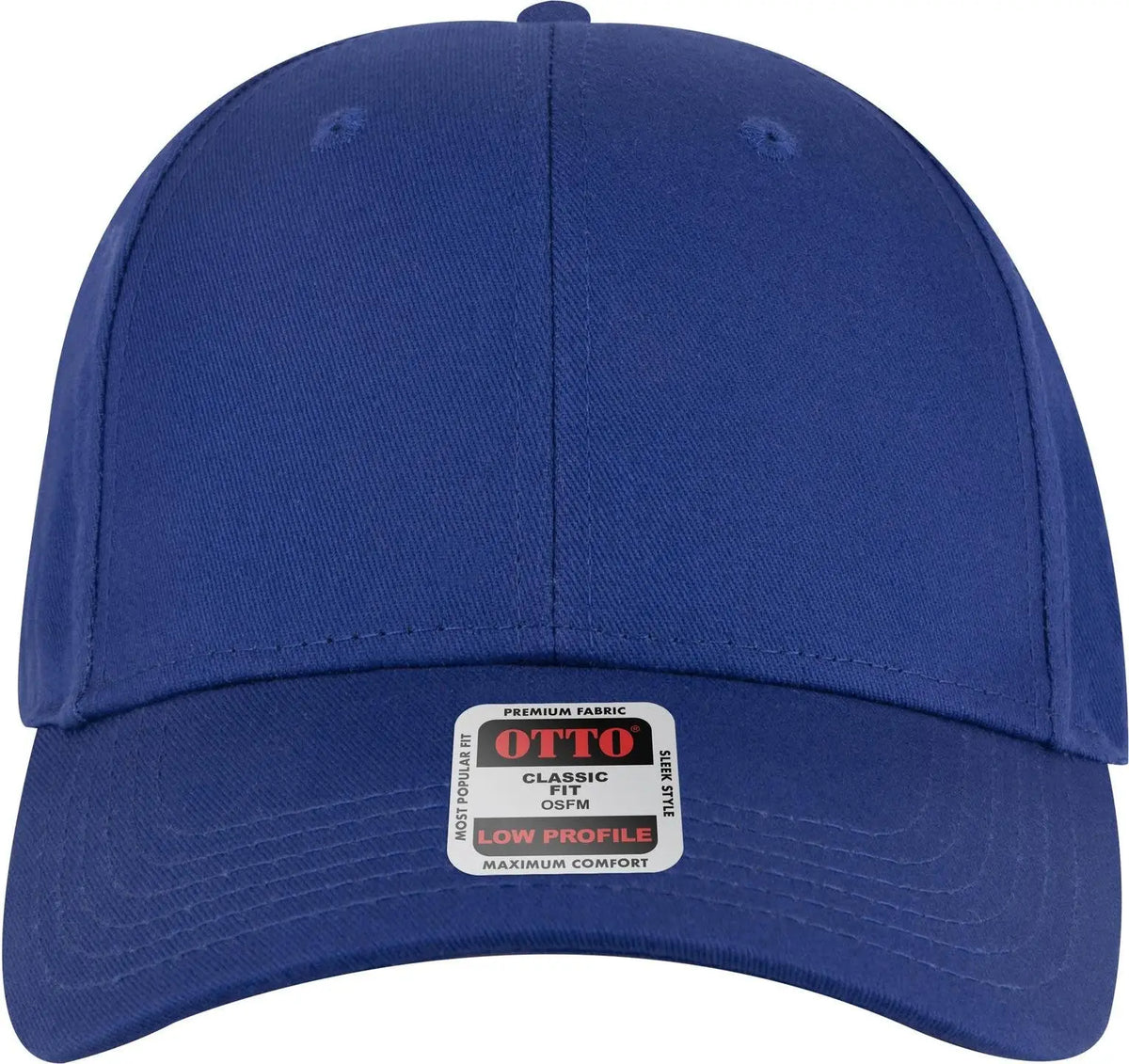 Otto 19-536 6 Panel Low Profile Baseball Cap - Royal - 1/2’’ - 7 5/8’’