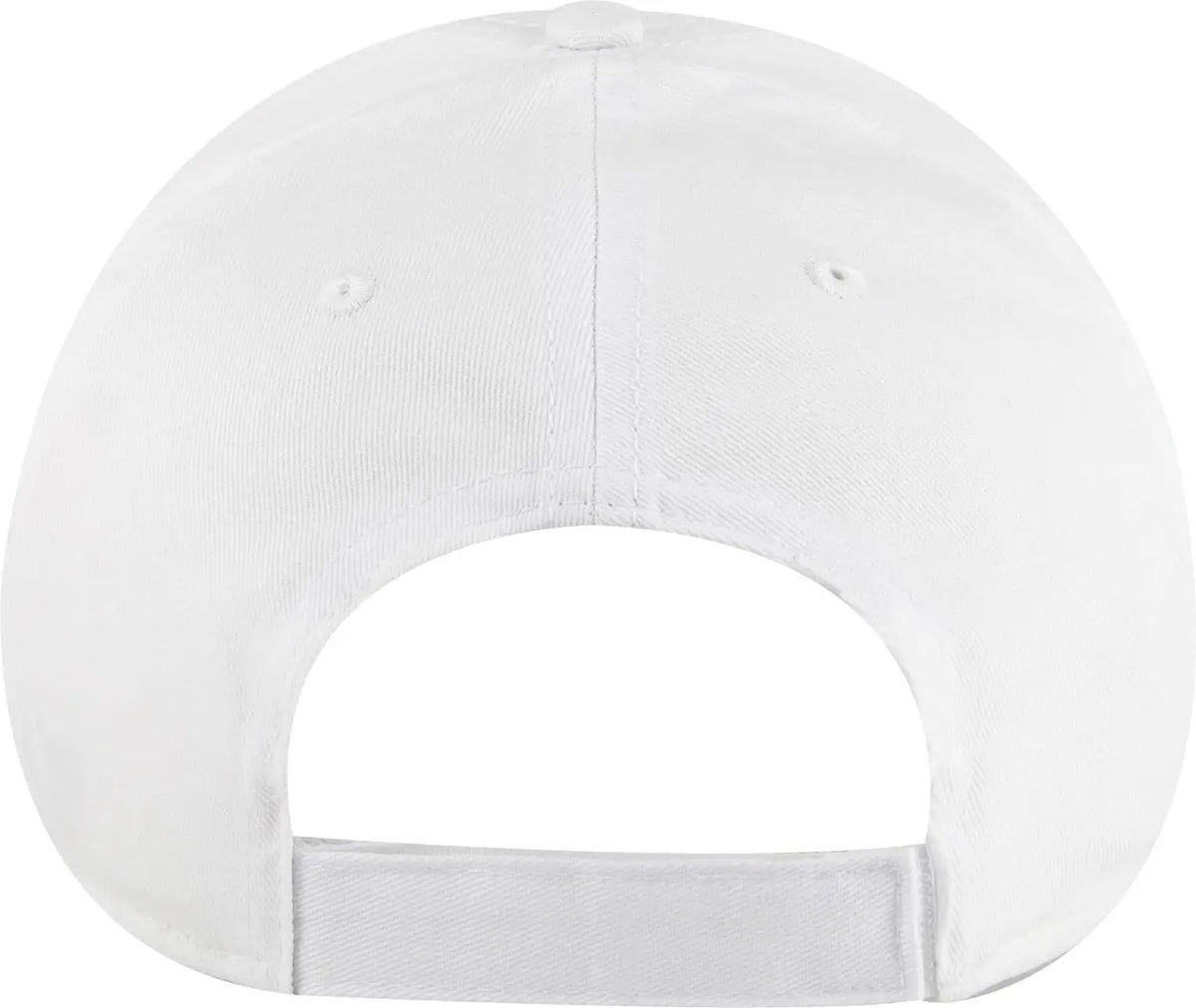 Otto 19-536 6 Panel Low Profile Baseball Cap - White - 1/2’’ - 7 5/8’’