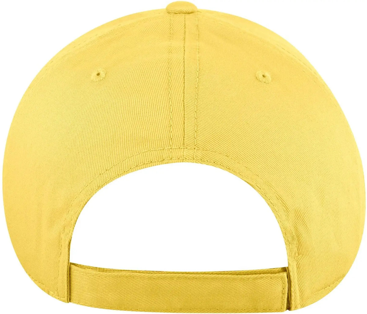 Otto 19-536 6 Panel Low Profile Baseball Cap - Yellow - 1/2’’ - 7 5/8’’