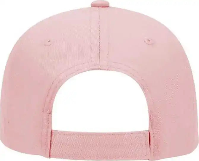 Otto 19 536 Cotton Twill Low Profile Pro Style Cap with 6 Embroidered Eyelets Pink / one Size Fits Most