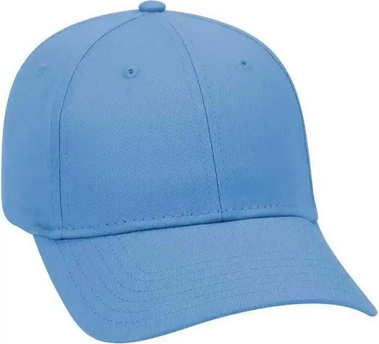 Otto 19-536 Cotton Twill Low Profile Pro Style Cap with 6 Embroidered Eyelets - c Olive Blue - Columbia / one Size Fits