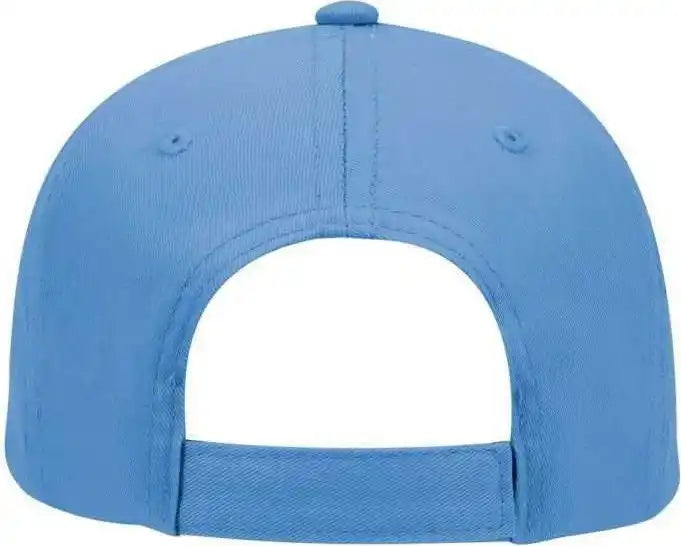 Otto 19-536 Cotton Twill Low Profile Pro Style Cap with 6 Embroidered Eyelets - c Olive Blue - Columbia / one Size Fits