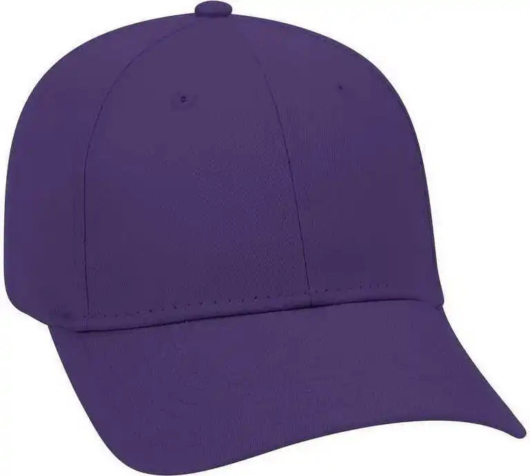 Otto 19 536 Cotton Twill Low Profile Pro Style Cap with 6 Embroidered Eyelets Purple / one Size Fits Most