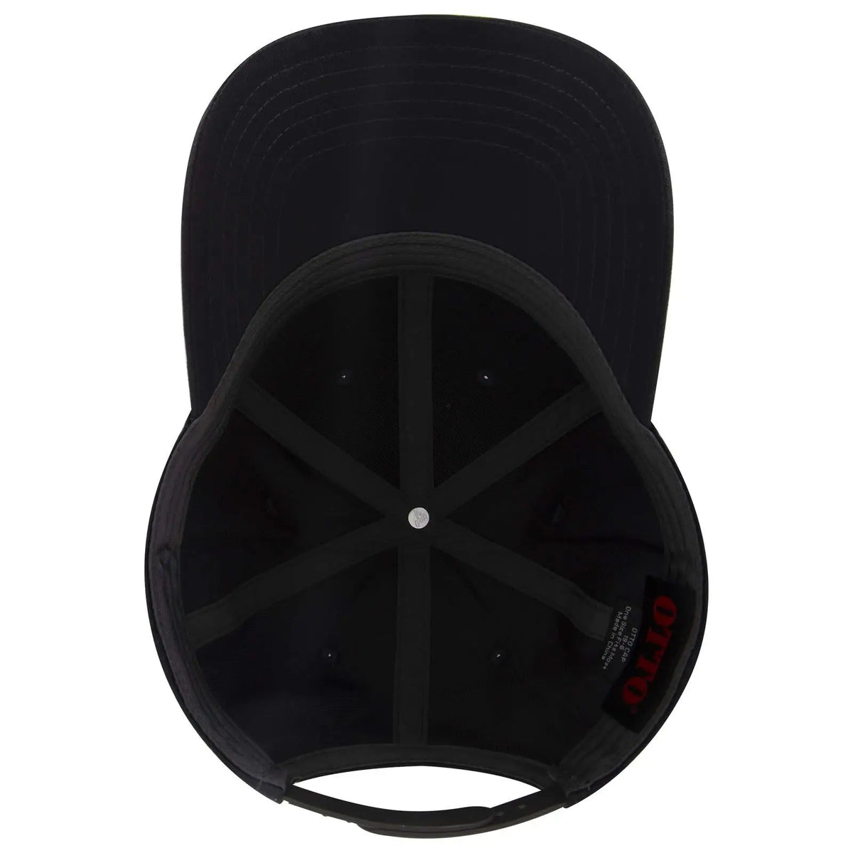 Otto 19-6 6 Panel Low Profile Baseball Cap - Char. Gray - 7 3/8’’ - 5/8’’