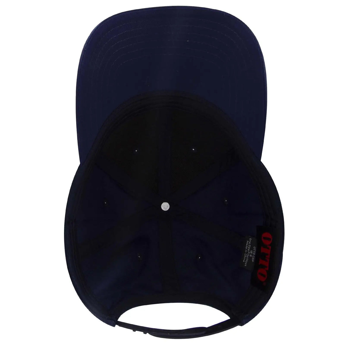 Otto 19-6 6 Panel Low Profile Baseball Cap - Navy - 7 3/8’’ - 5/8’’