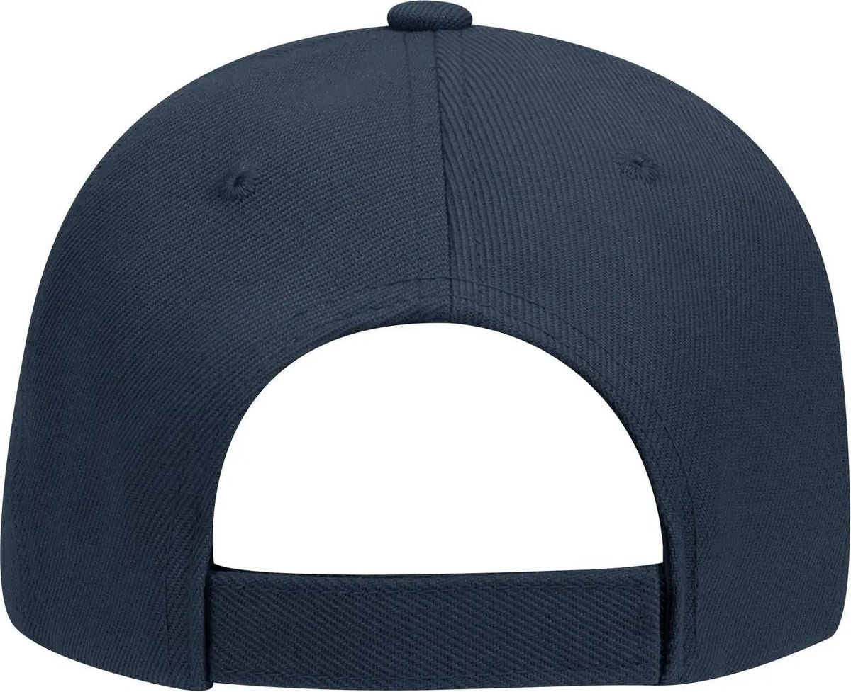 Otto 19-609 6 Panel Low Profile Baseball Cap - Navy - 1/2’’ - 7 5/8’’