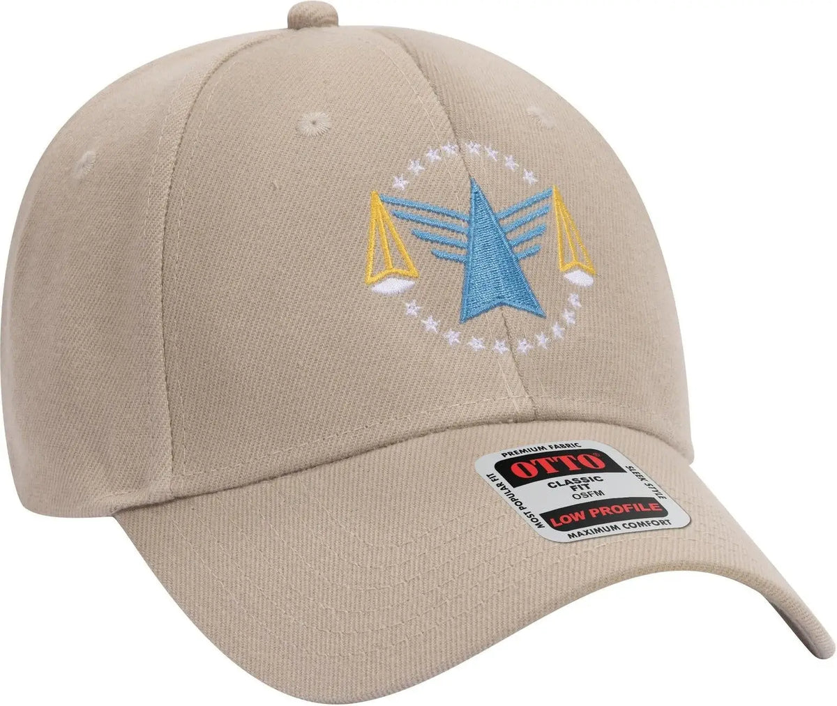 Otto 19-609 6 Panel Low Profile Baseball Cap - White - 1/2’’ - 7 5/8’’