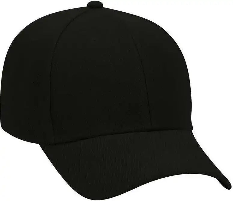 Otto 19-609 Alternative Wool Blend Low Profile Pro Style Cap - Black - one Size Fits Most
