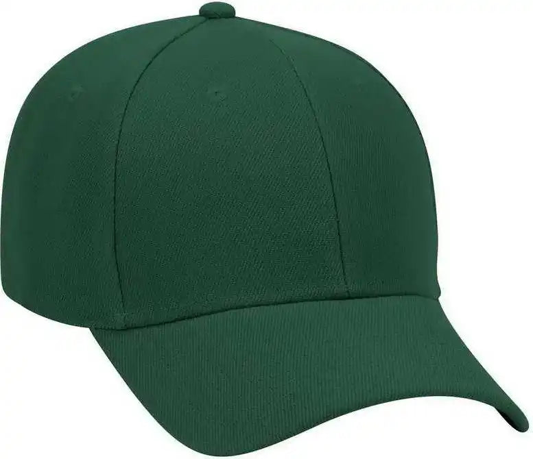 Otto 19 609 Alternative Wool Blend Low Profile Pro Style Cap Dark Green Forest / one Size Fits Most