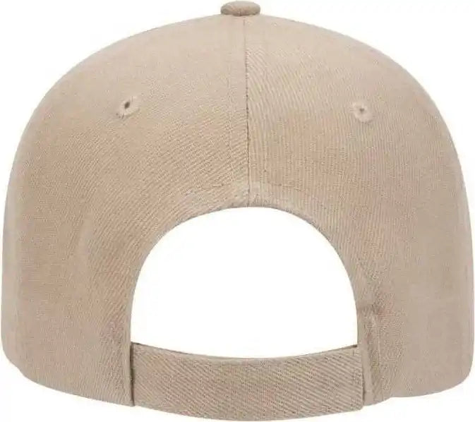 Otto 19-609 Alternative Wool Blend Low Profile Pro Style Cap - Khaki - one Size Fits Most