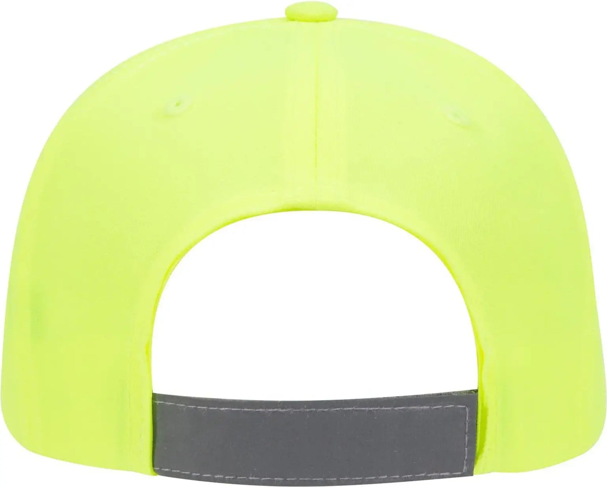 Otto 19-701 Neon 6 Panel Low Profile Baseball Cap - N.yel/ref.gry - 1/2’’ - 7 5/8’’