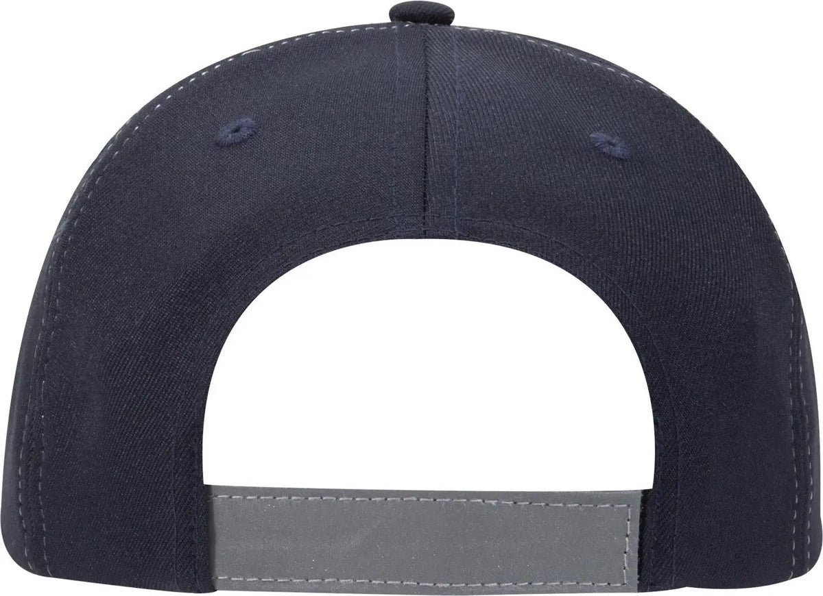Otto 19-701 Neon 6 Panel Low Profile Baseball Cap - Nvy/ref.gry - 1/2’’ - 7 5/8’’