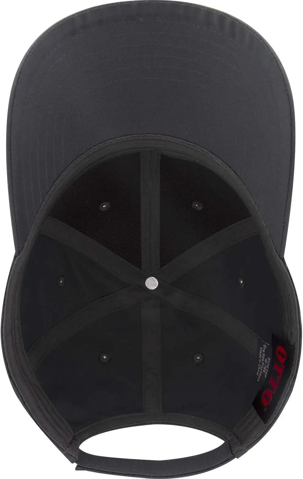 Otto 19-768 6 Panel Low Profile Baseball Cap - Ch Gry - 1/2’’ - 7 5/8’’