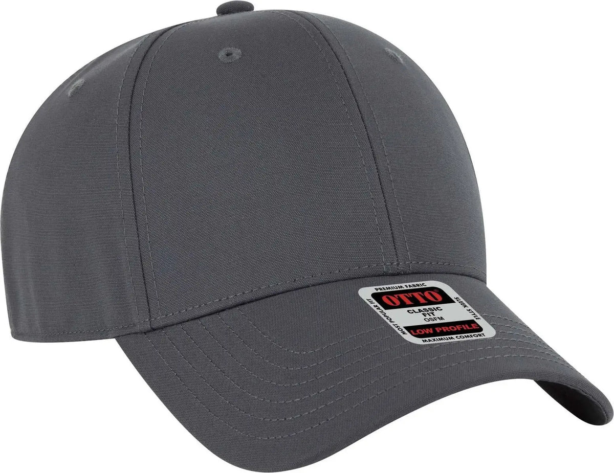 Otto 19-768 6 Panel Low Profile Baseball Cap - Ch Gry - 1/2’’ - 7 5/8’’