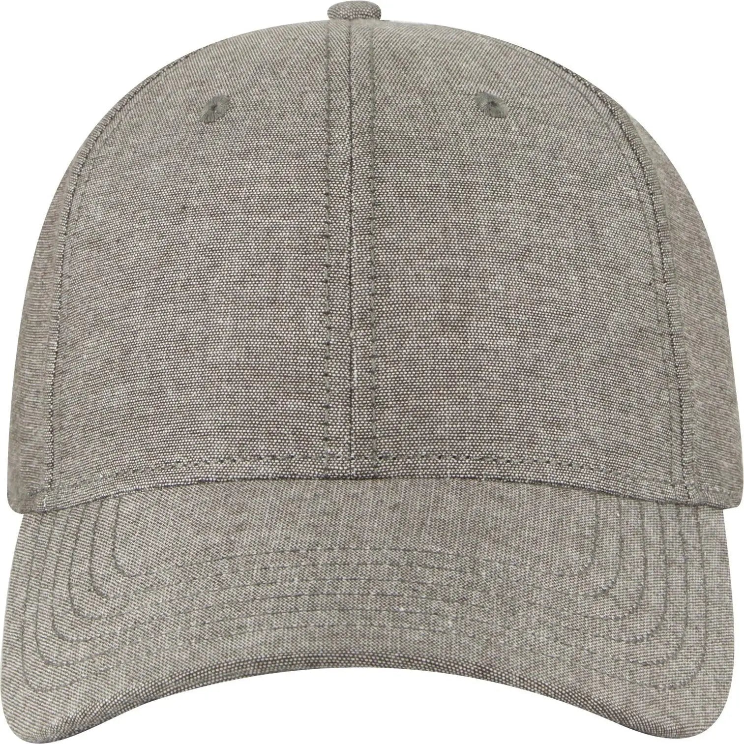 Otto 19-768 6 Panel Low Profile Baseball Cap - Char. Gray - 1/2’’ - 7 5/8’’
