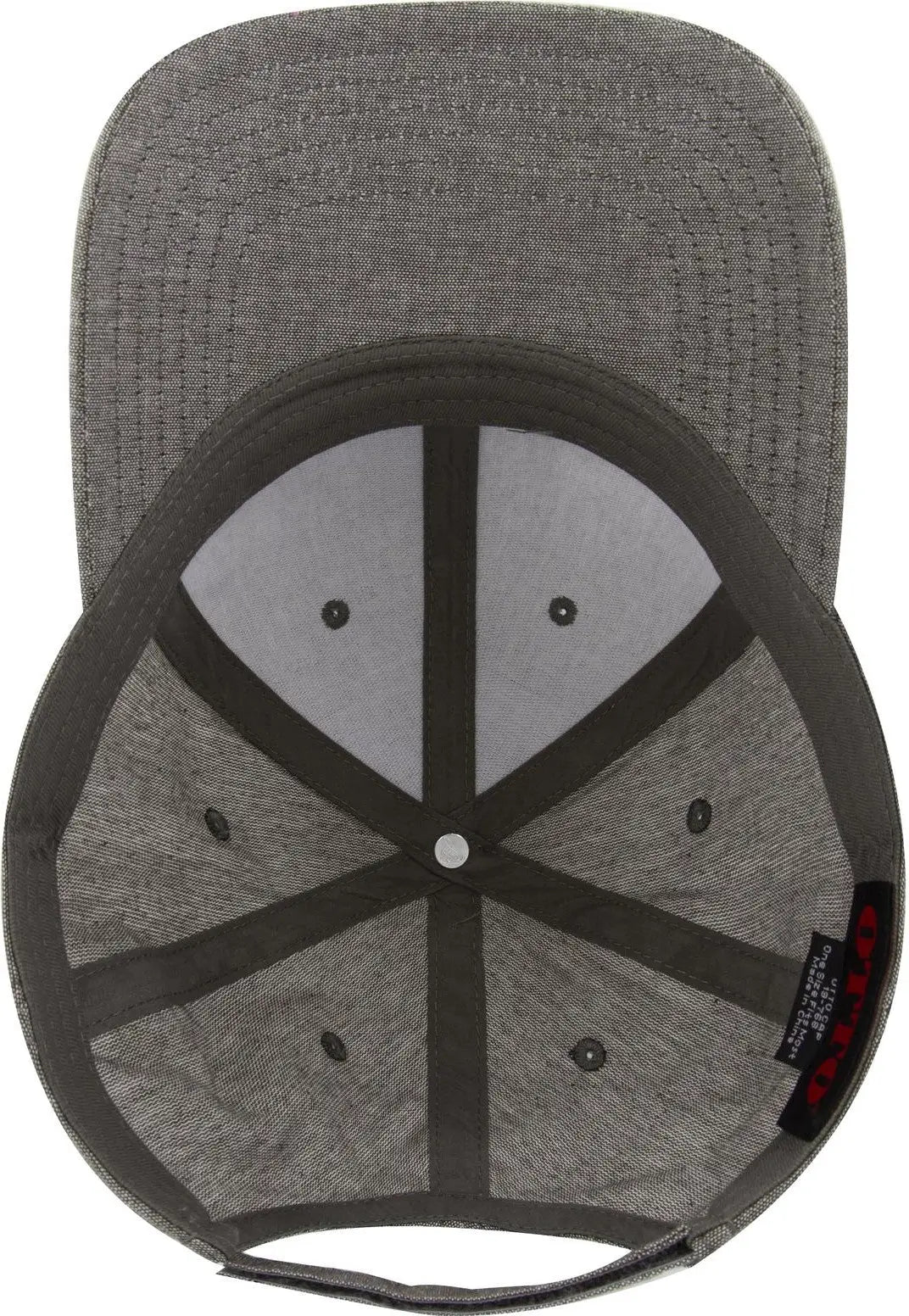 Otto 19-768 6 Panel Low Profile Baseball Cap - Char. Gray - 1/2’’ - 7 5/8’’