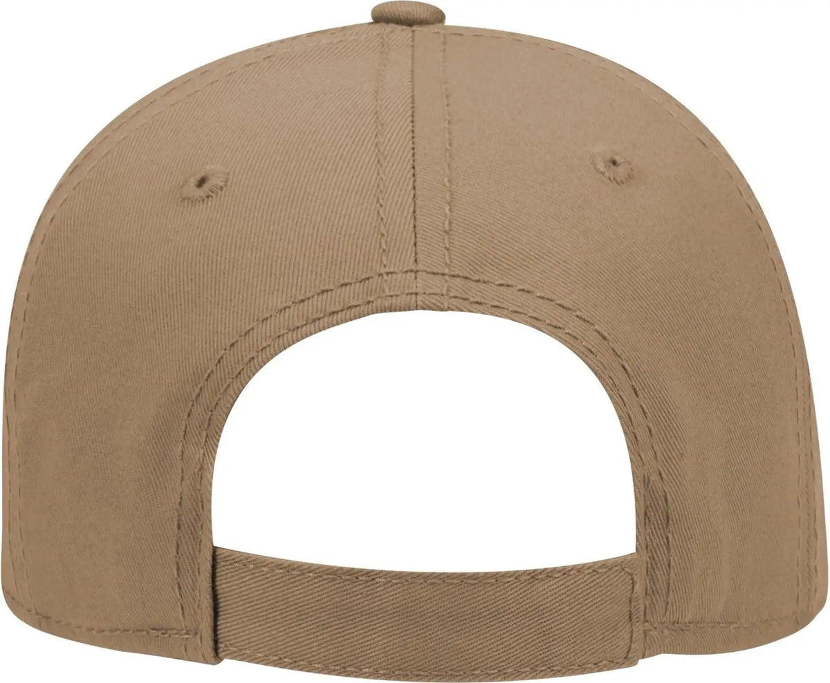 Otto 19-768 6 Panel Low Profile Baseball Cap - Coyote Brown - 1/2’’ - 7 5/8’’