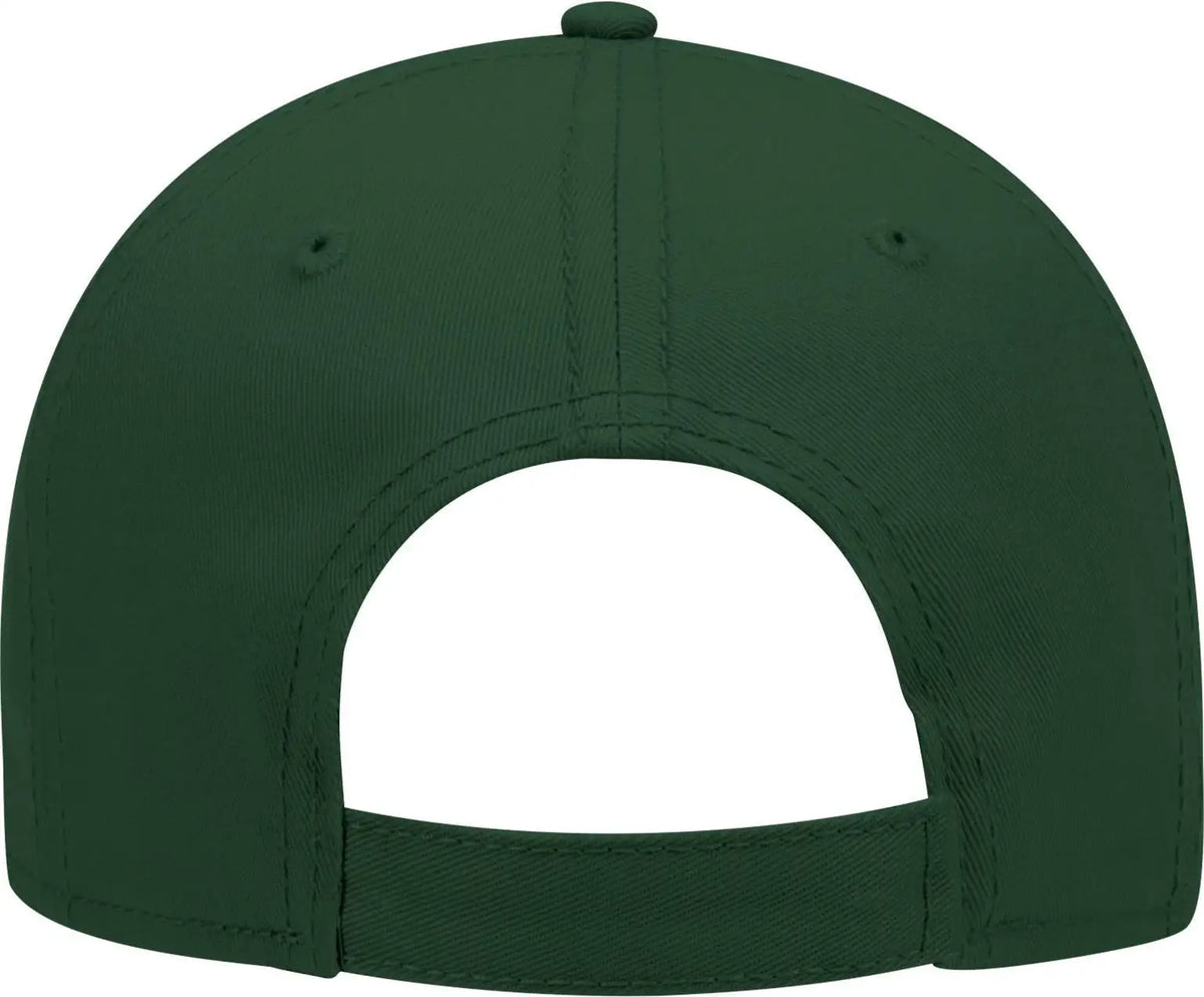 Otto 19-768 6 Panel Low Profile Baseball Cap - Dk. Green - 1/2’’ - 7 5/8’’
