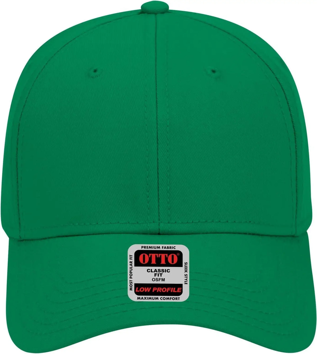 Otto 19-768 6 Panel Low Profile Baseball Cap - Kelly - 1/2’’ - 7 5/8’’