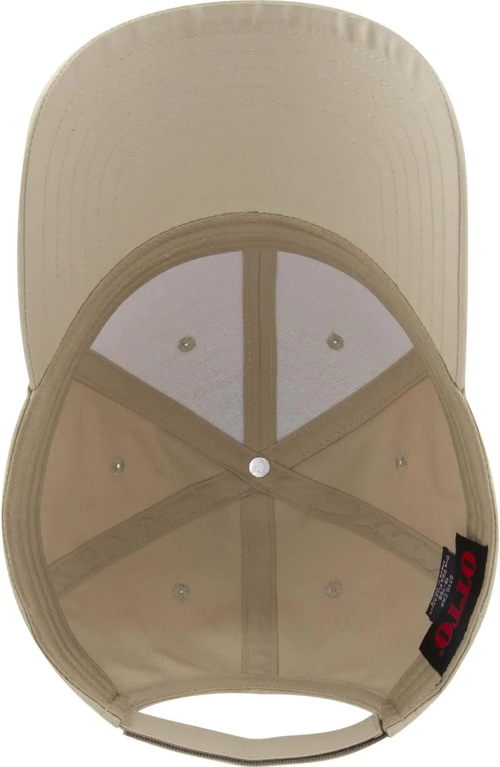 Otto 19-768 6 Panel Low Profile Baseball Cap - Khk - 1/2’’ - 7 5/8’’