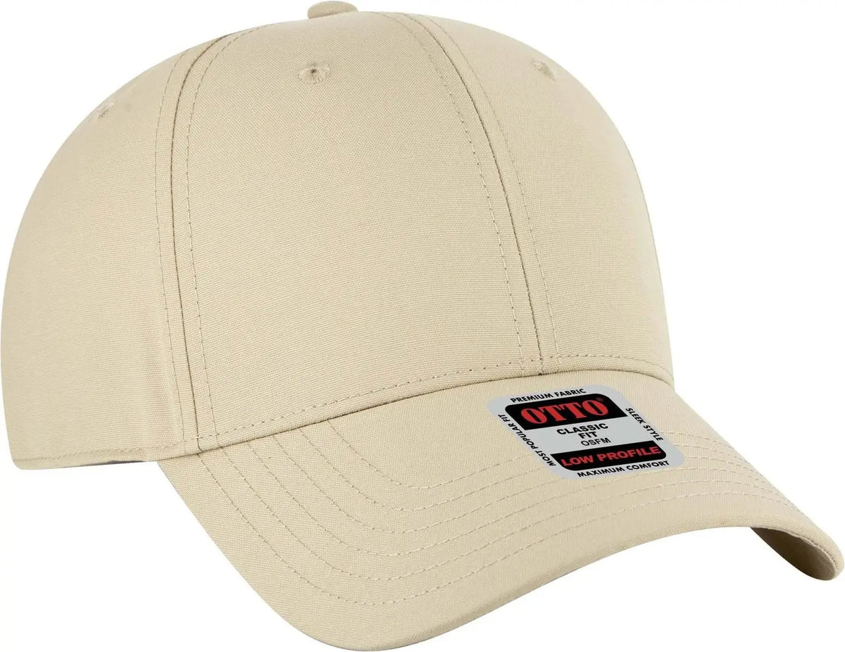 Otto 19-768 6 Panel Low Profile Baseball Cap - Khk