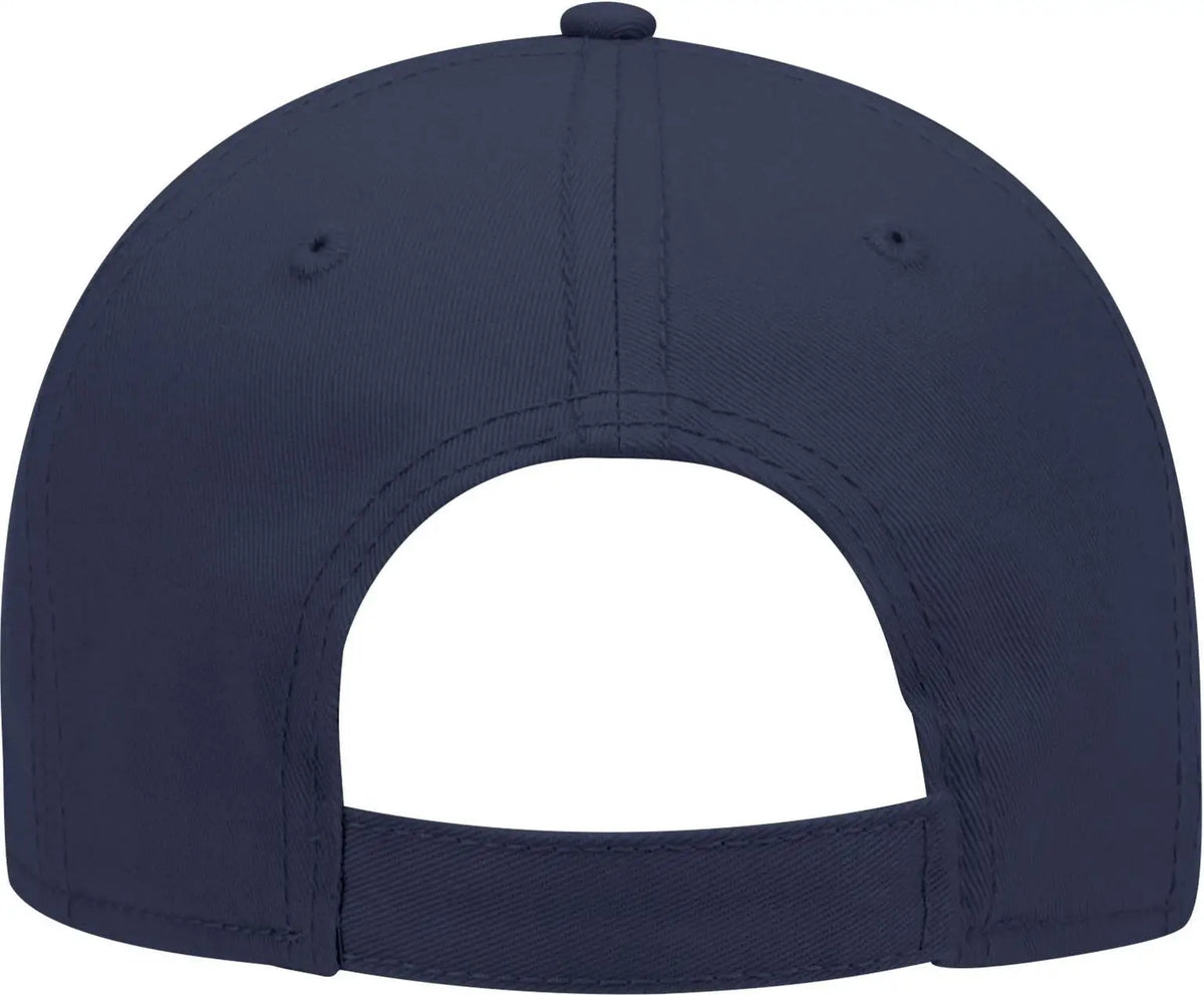 Otto 19-768 6 Panel Low Profile Baseball Cap - Navy - 1/2’’ - 7 5/8’’