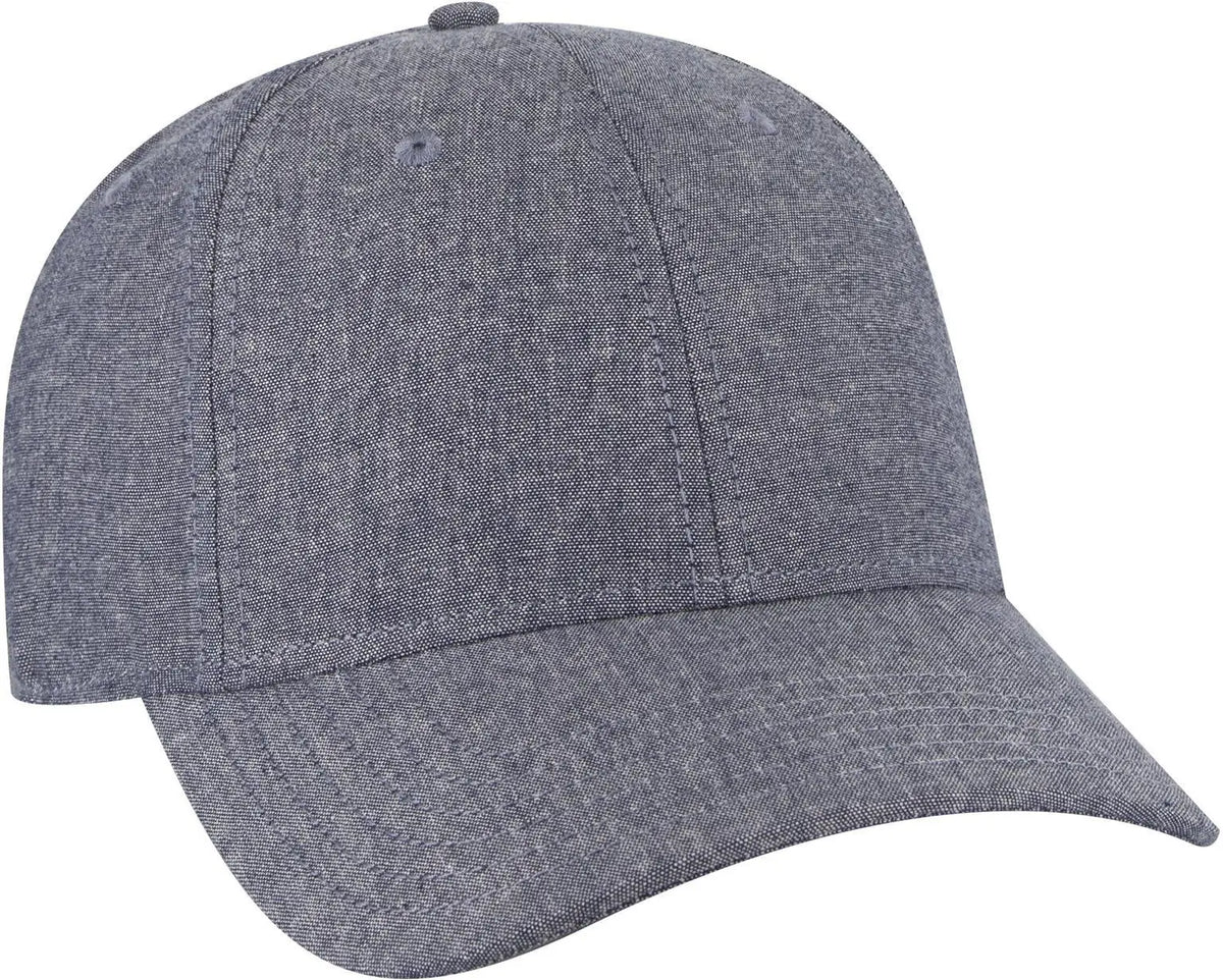 Otto 19-768 6 Panel Low Profile Baseball Cap - Navy - 1/2’’ - 7 5/8’’
