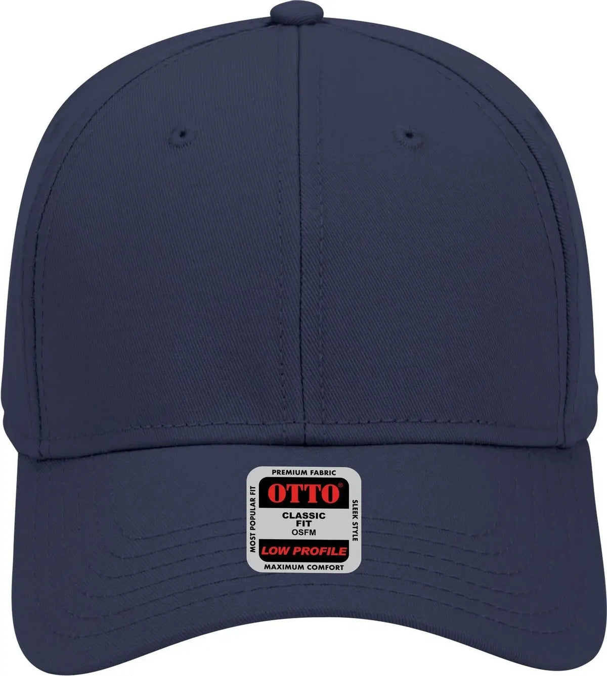 Otto 19-768 6 Panel Low Profile Baseball Cap - Navy