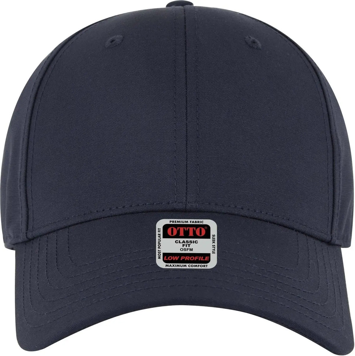 Otto 19-768 6 Panel Low Profile Baseball Cap - Nvy - 1/2’’ - 7 5/8’’