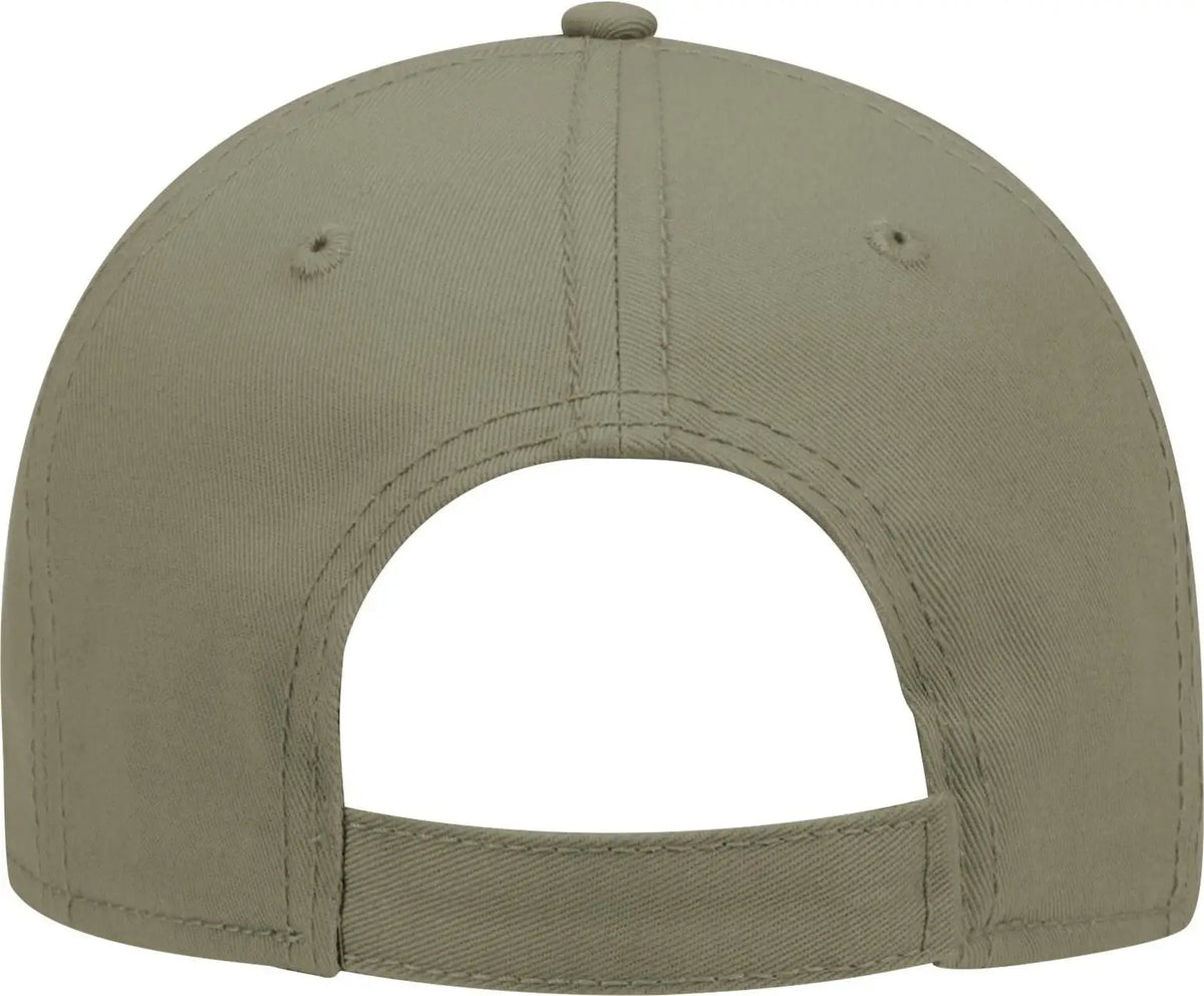 Otto 19-768 6 Panel Low Profile Baseball Cap - Ol. Green - 1/2’’ - 7 5/8’’