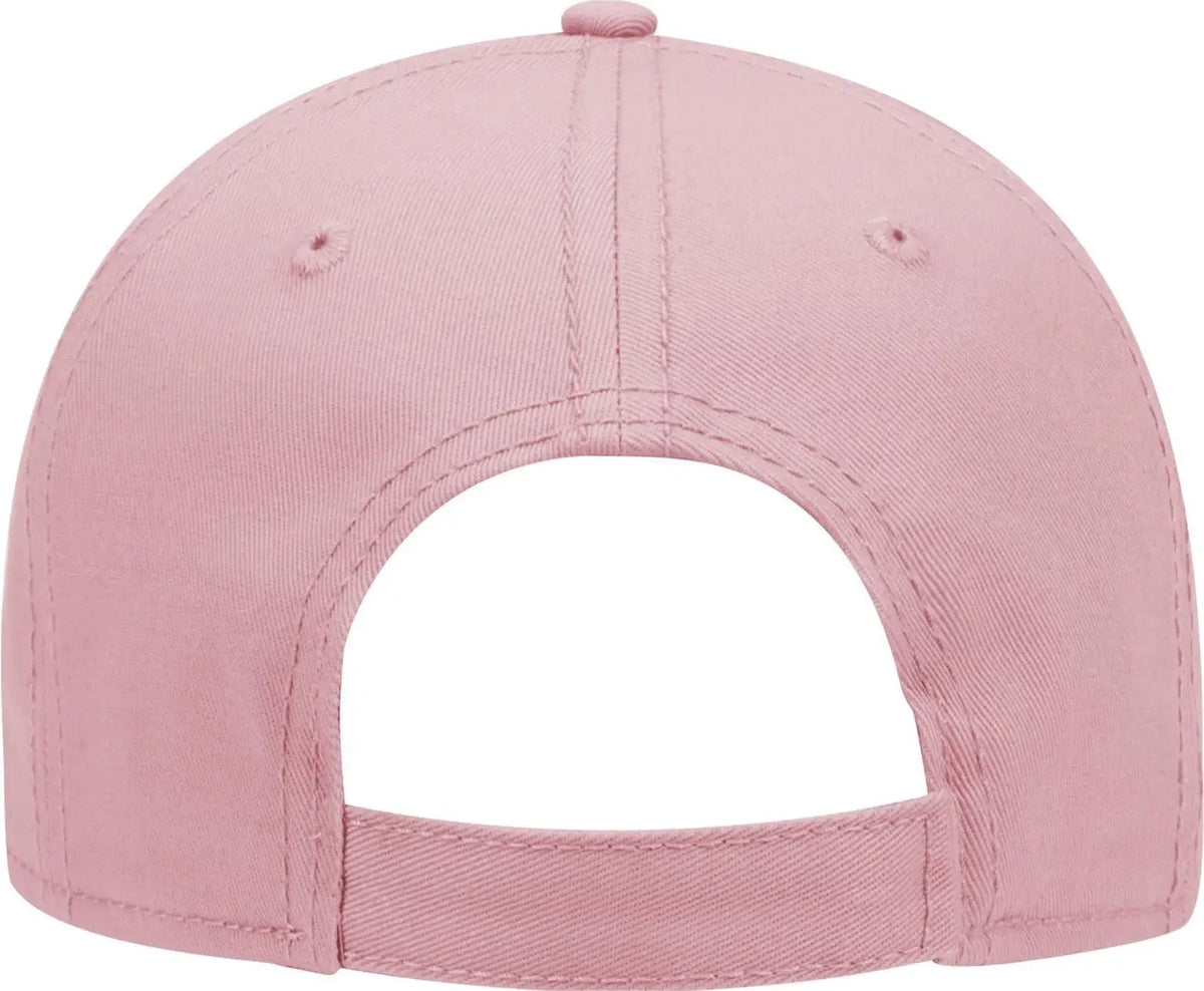 Otto 19-768 6 Panel Low Profile Baseball Cap - Pink - 1/2’’ - 7 5/8’’