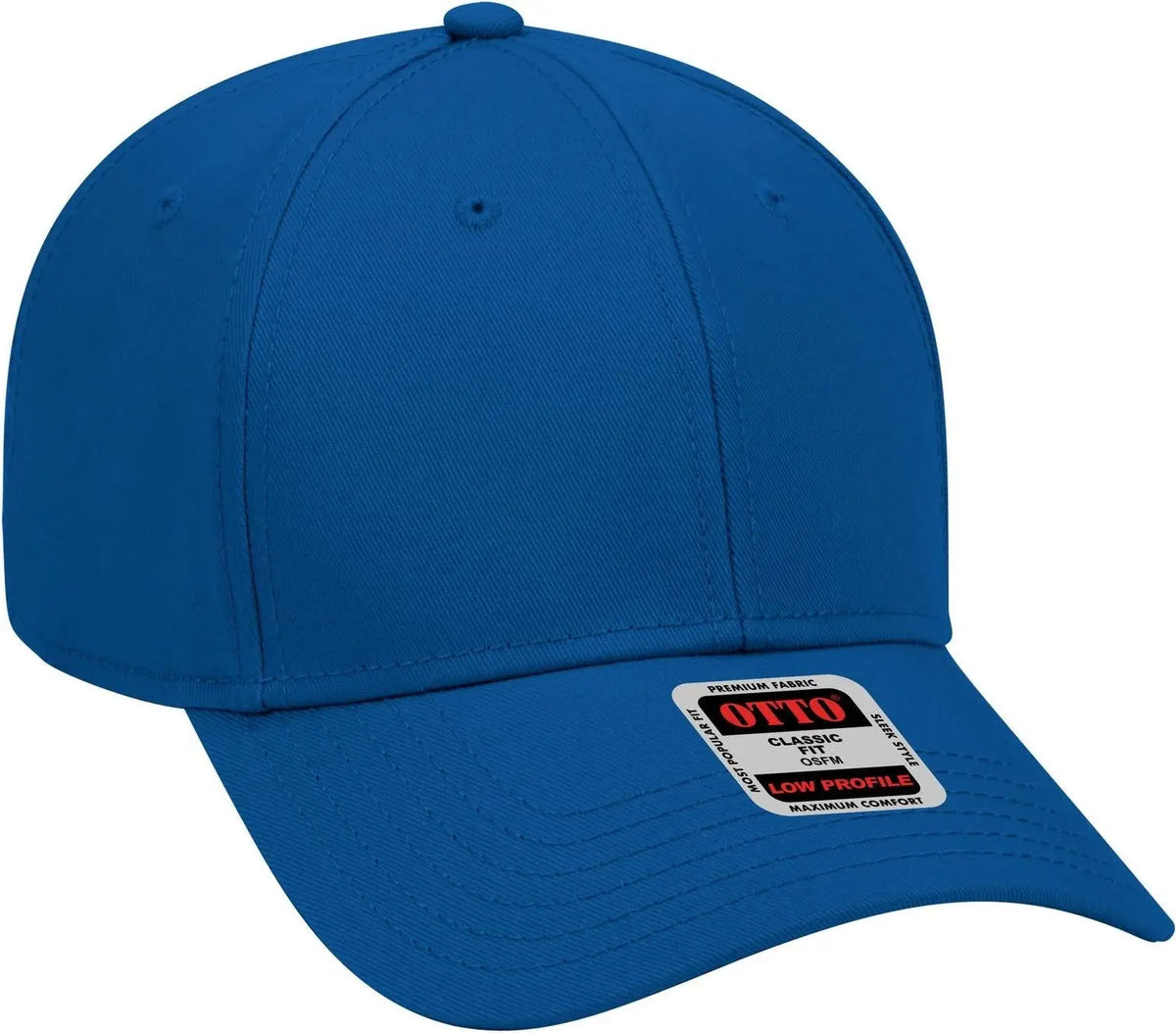 Otto 19-768 6 Panel Low Profile Baseball Cap - Royal - 1/2’’ - 7 5/8’’
