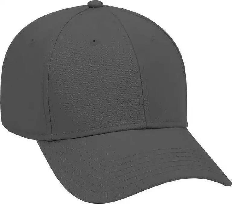 Otto 19-768 Superior Cotton Twill Low Profile Pro Style Cap - Charcoal Gray - Dark / one Size Fits Most