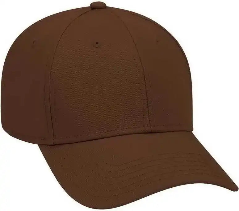 Otto 19-768 Superior Cotton Twill Low Profile Pro Style Cap - Brown - one Size Fits Most