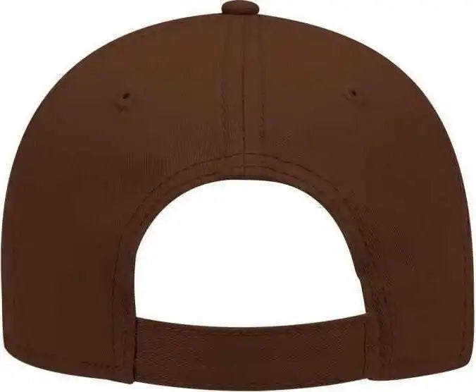 Otto 19-768 Superior Cotton Twill Low Profile Pro Style Cap - Brown - one Size Fits Most